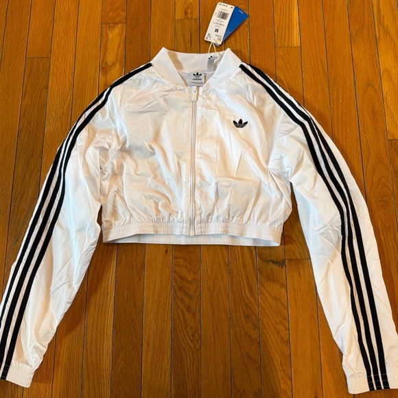 adidas Originals Jackets & Blazers - New NWT $85 Adidas Originals Women's M Adicolor Teamgeist Cropped Track Jacket